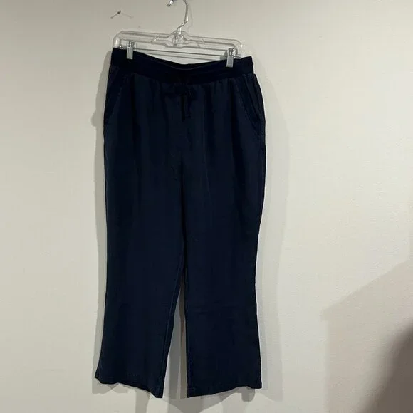 Michael Stars Nolan Pull on Linen Pant Size L - Picture 7 of 8